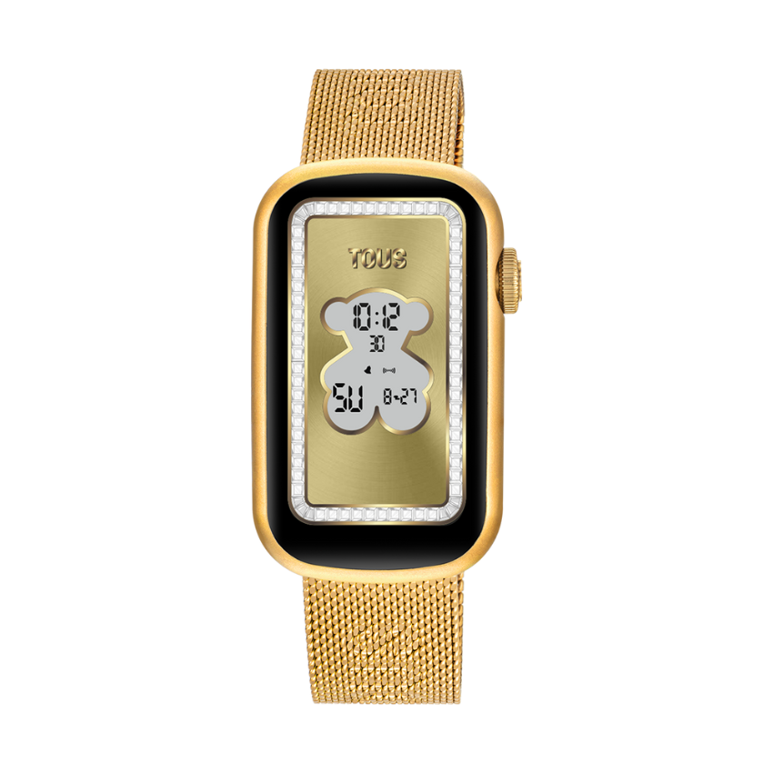 SMARTWATCH TOUS 'T-BAND MESH' DOURADO '3000132200'