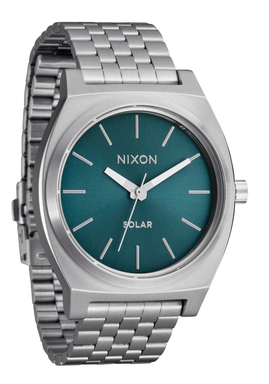 RELÓGIO NIXON TIME TELLER SOLAR PRATEADO 'A1369-5161'