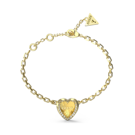 PULSEIRA GUESS 'MON AMOUR' AÇO DOURADO 'JUBB04607JWYGS'