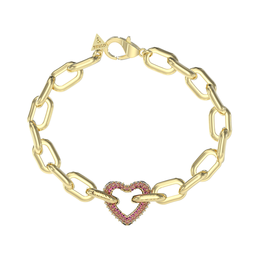 PULSEIRA GUESS 'BELOVED' AÇO DOURADO 'JUBB05005JWYGPKS'