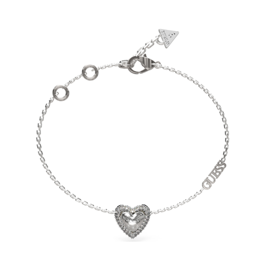 PULSEIRA GUESS 'BELOVED' AÇO PRATEADO 'JUBB05022JWRHS'