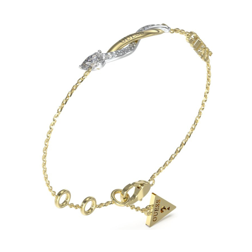 PULSEIRA GUESS 'TWIST TWIST' AÇO DOURADO 'JUBB05067JWYGRHS'