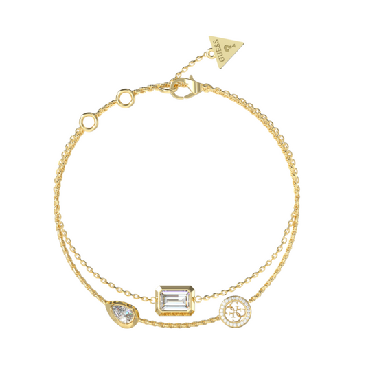 PULSEIRA GUESS '4G LIGHT' AÇO DOURADO 'JUBB05237JWYGS'