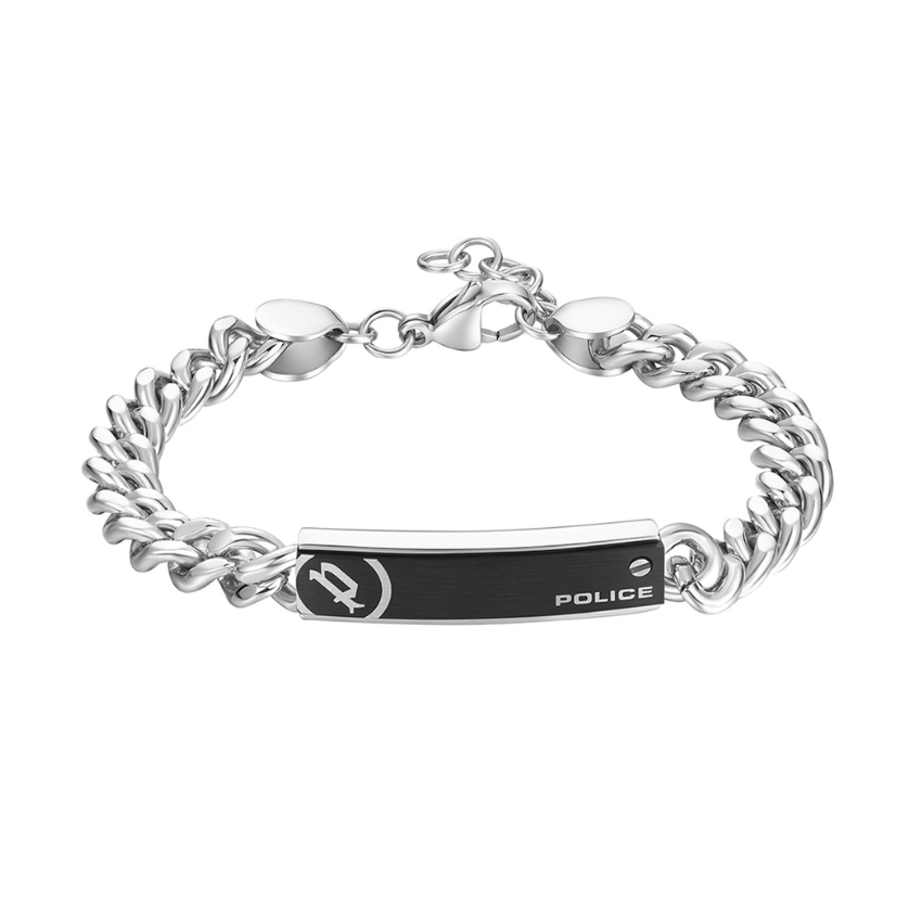 PULSEIRA POLICE 'UNIVERSAL II' PRATEADO 'PEAGB0010801'