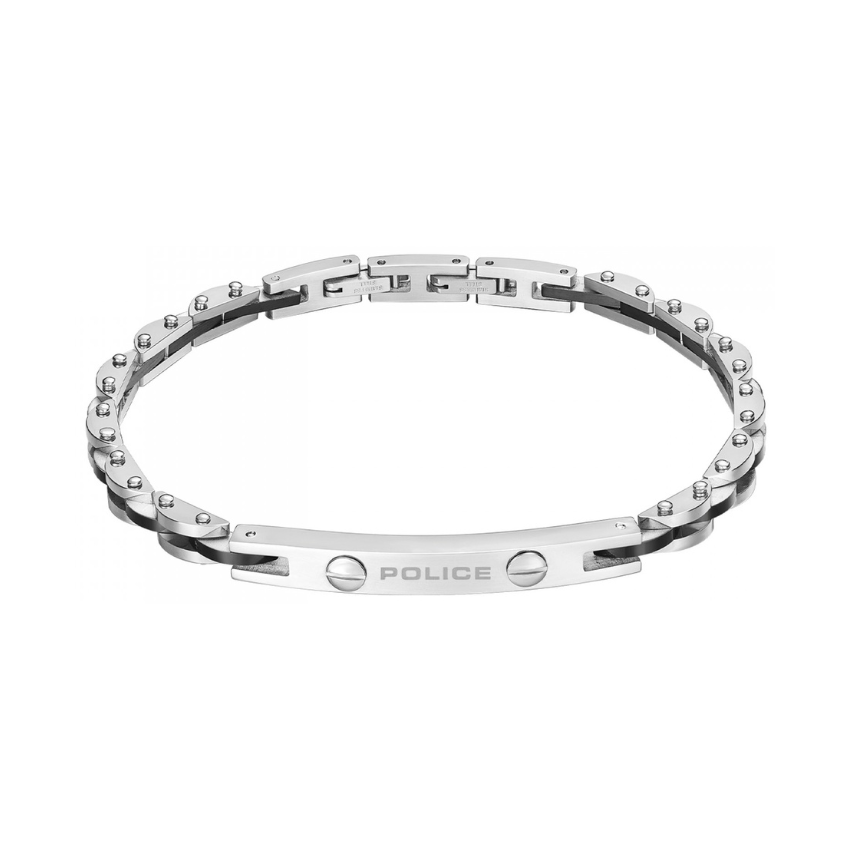 PULSEIRA POLICE 'PLAIT' PRATEADO 'PEAGB0039101'