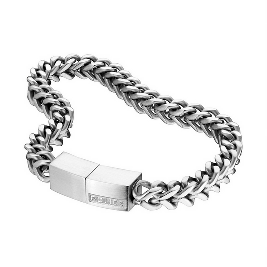 PULSEIRA POLICE SERPENT PRATEADA TAM. L 'PJ24696BSS02-L'