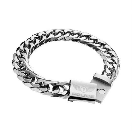 PULSEIRA POLICE PROOF PRATEADO TAM. L 'PJ25507BSS01-L'