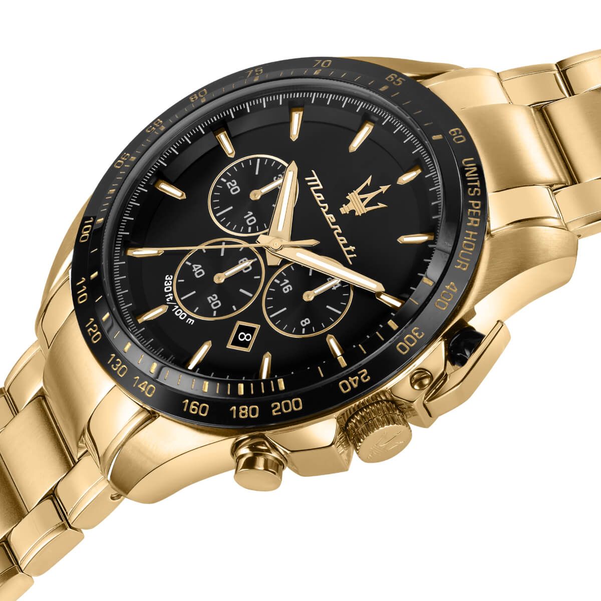 RELÓGIO MASERATI TRAGUARDO DOURADO 'R8873612041'