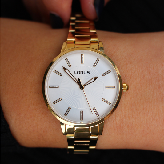 RELÓGIO LORUS WOMAN DOURADO 'RG218VX9'