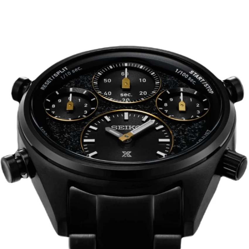 RELÓGIO SEIKO PROSPEX SPEEDTIMER PRETO ED. LIMITADA (4000 UNID.) CAMPEONATO MUNDIAL DE ATLETISMO BUDAPESTE 23 'SFJ007P1'