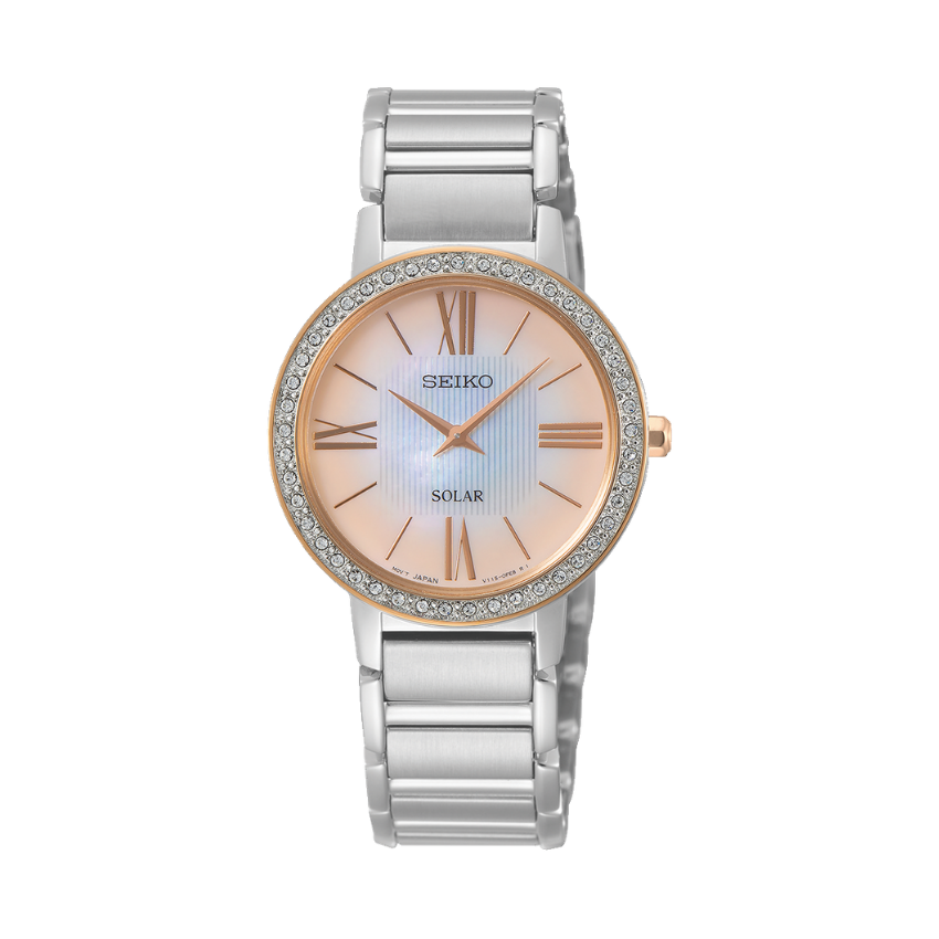 RELÓGIO SEIKO CONCEPTUAL LADIES SOLAR PRATEADO 'SUP432P1'